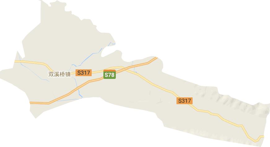 双溪桥镇电子地图