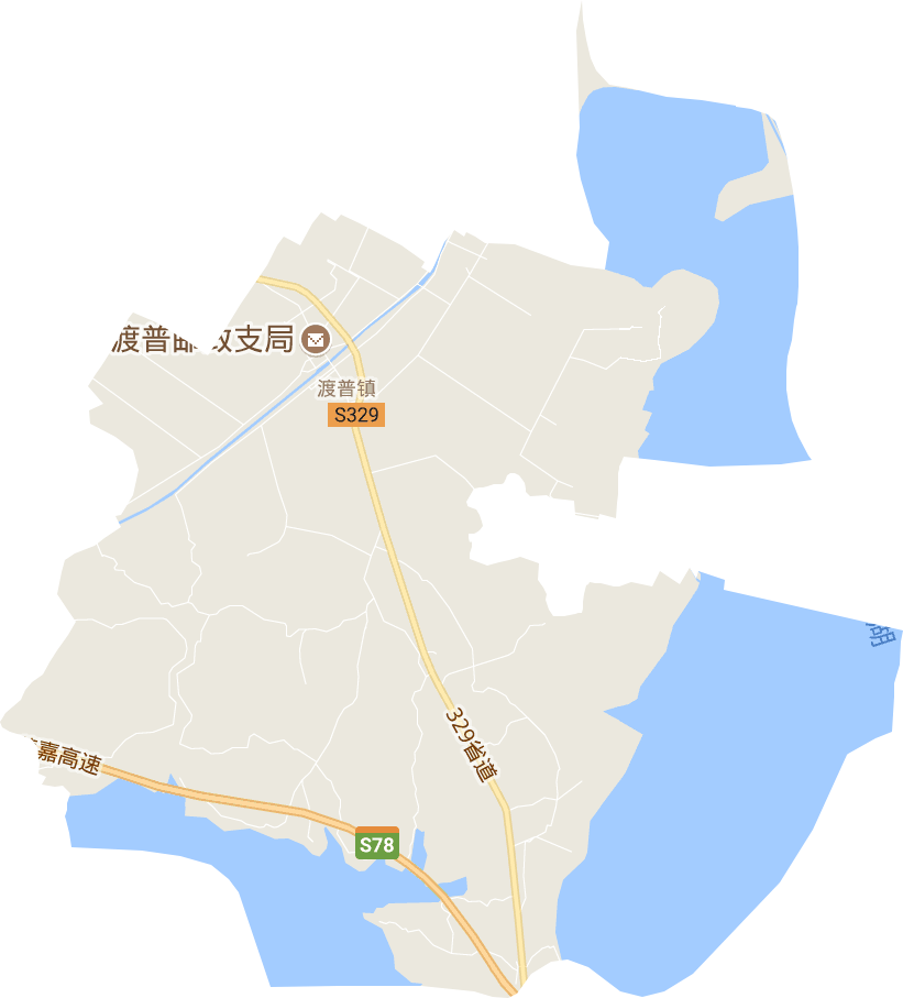渡普镇电子地图
