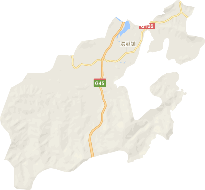洪港镇电子地图