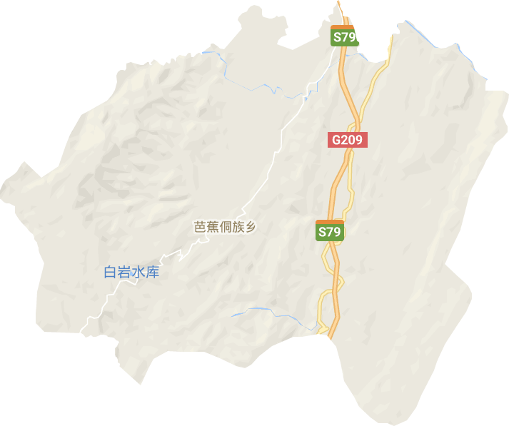 芭蕉侗族乡电子地图
