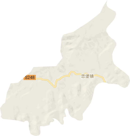 忠堡镇电子地图