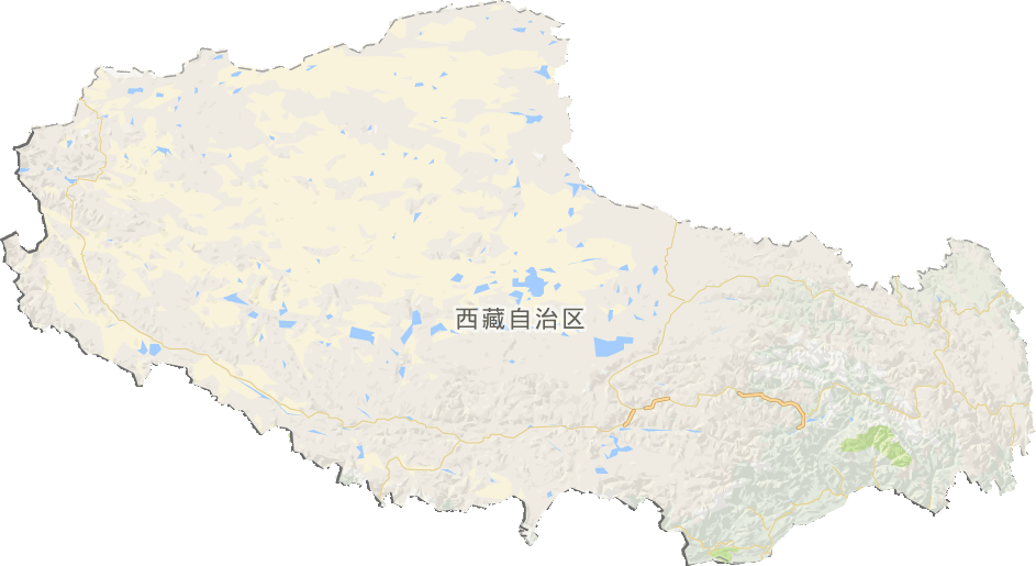 西藏自治区电子地图