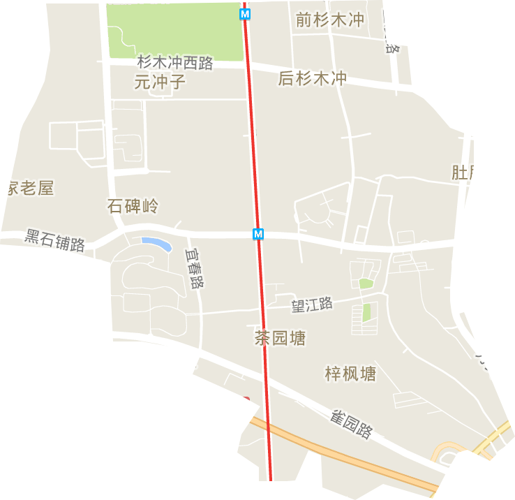 桂花坪街道电子地图