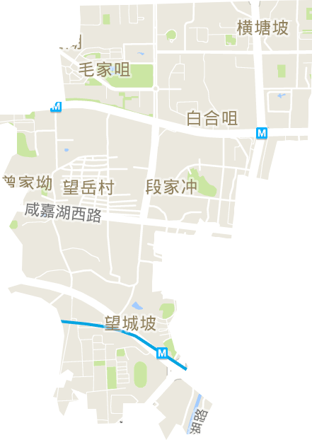 咸嘉湖街道电子地图