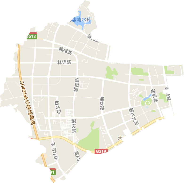 麓谷街道电子地图
