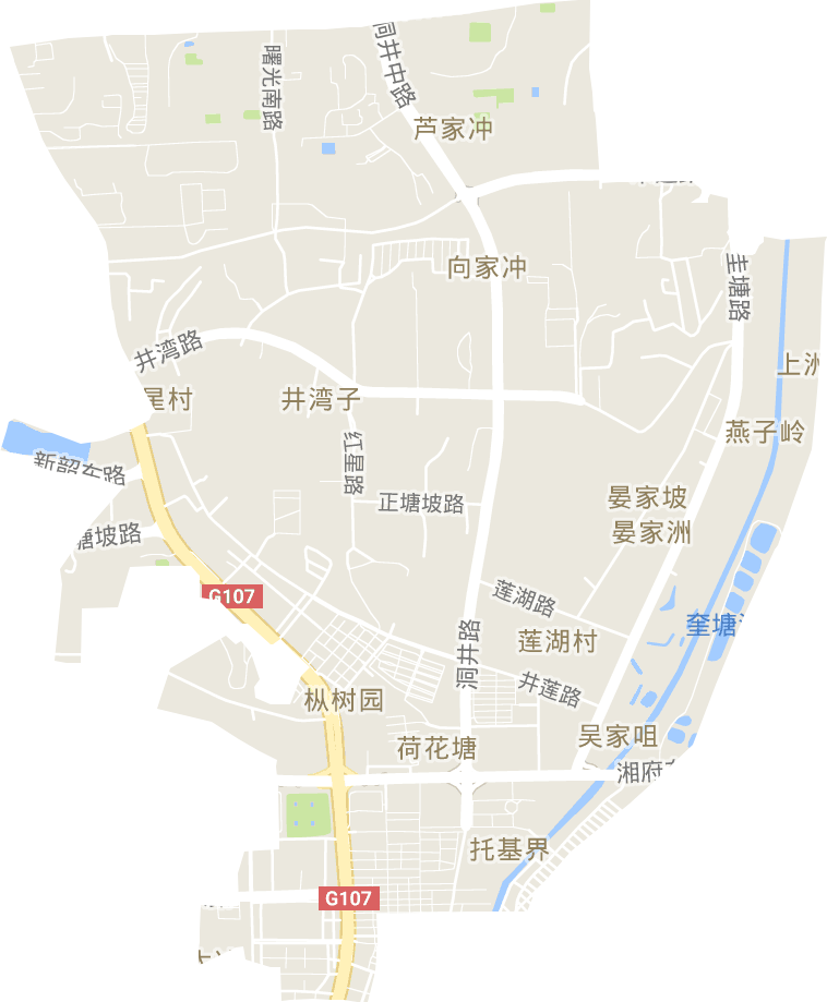 井湾子街道电子地图
