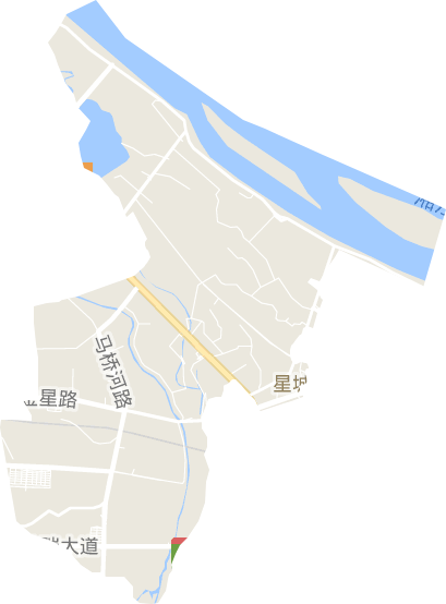 白沙洲街道电子地图