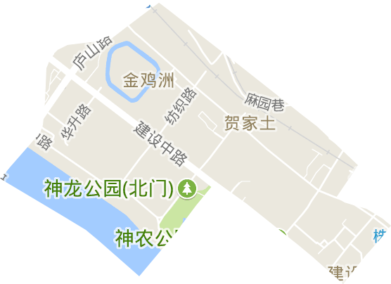 贺家土街道电子地图