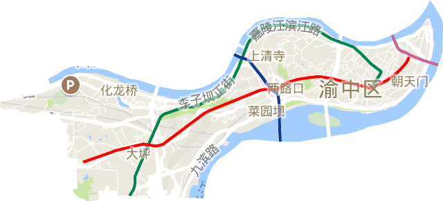 渝中区电子地图