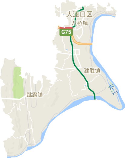 大渡口区电子地图