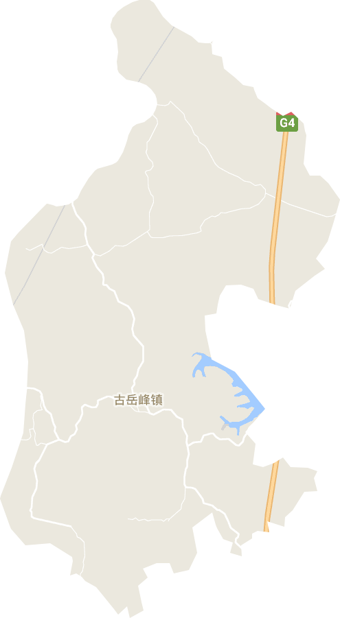 古岳峰镇电子地图