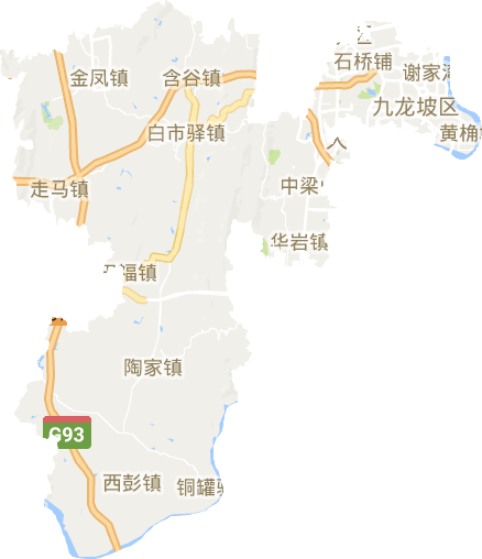 九龙坡区电子地图
