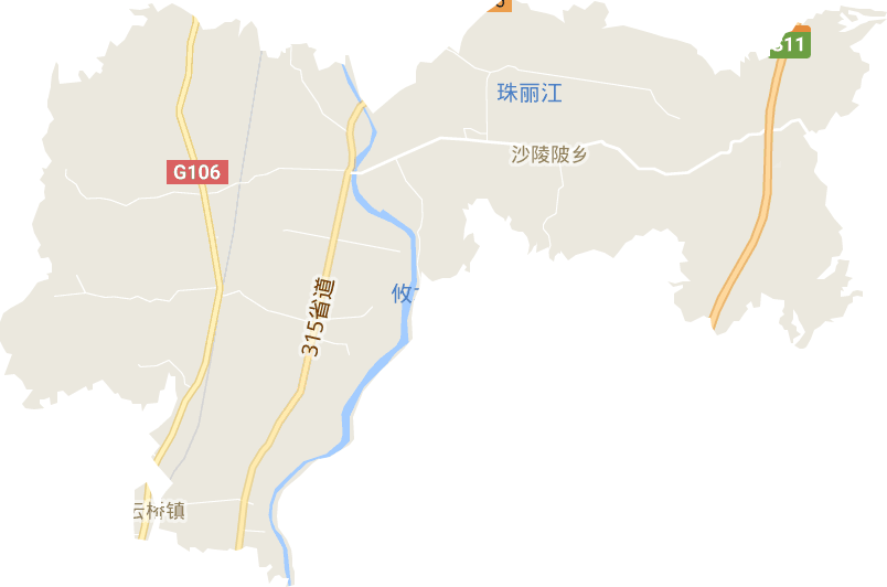 上云桥镇电子地图
