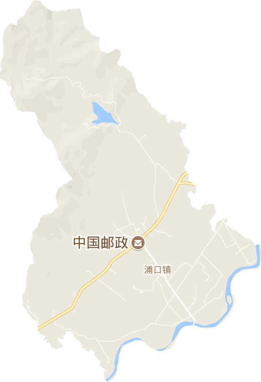 浦口镇电子地图