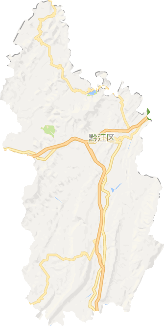 黔江区电子地图