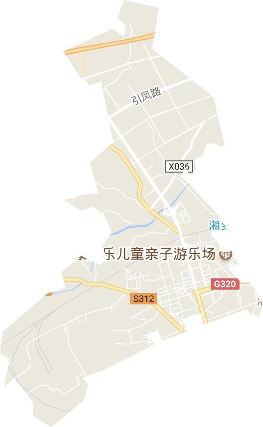 新湘路街道电子地图