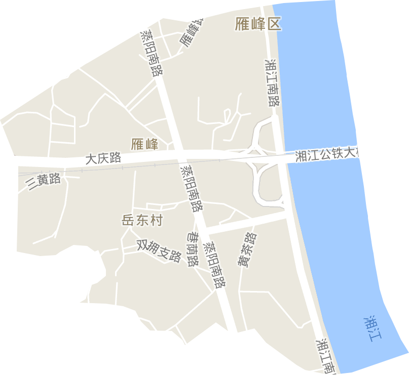 雁峰街道电子地图