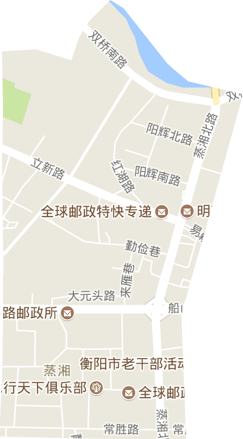 蒸湘街道电子地图