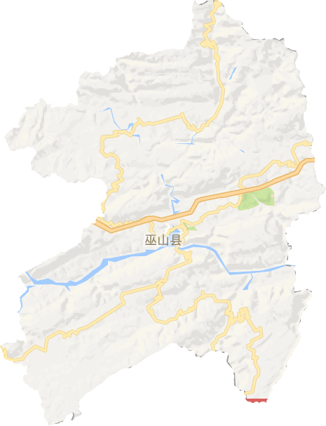巫山县电子地图