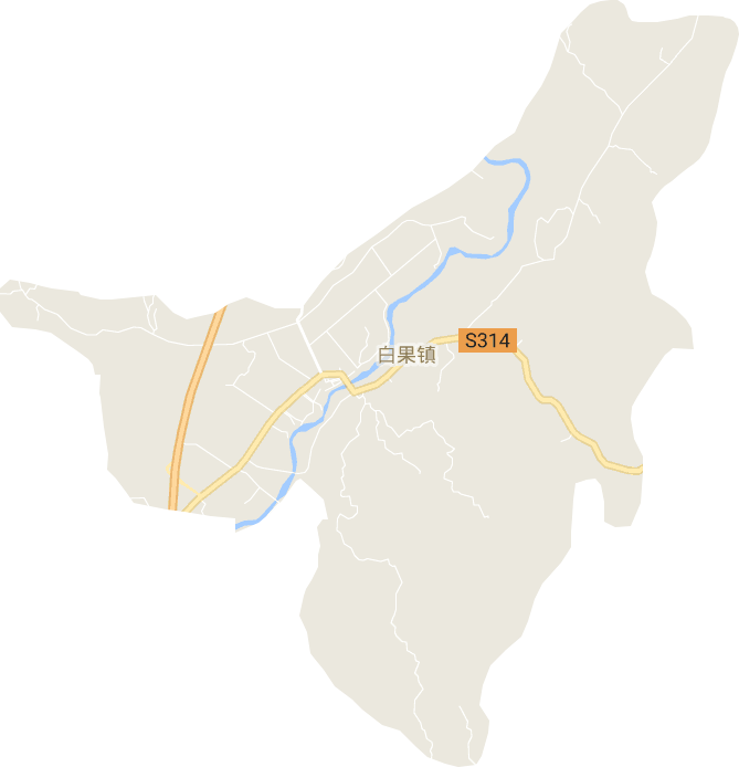 白果镇电子地图