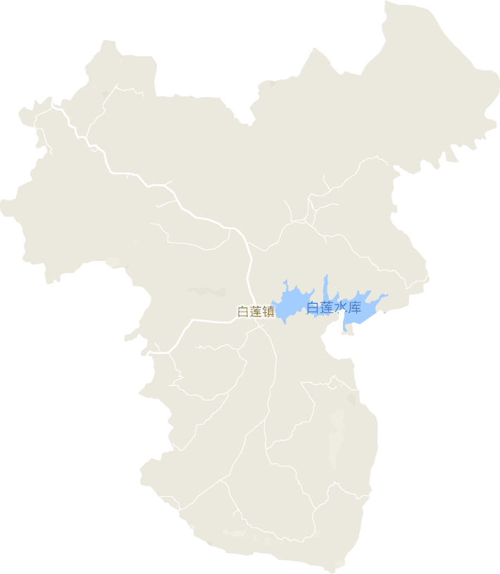白莲镇电子地图