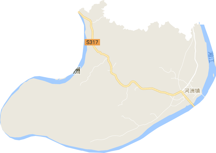 河洲镇电子地图