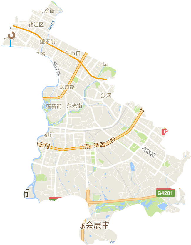 锦江区电子地图