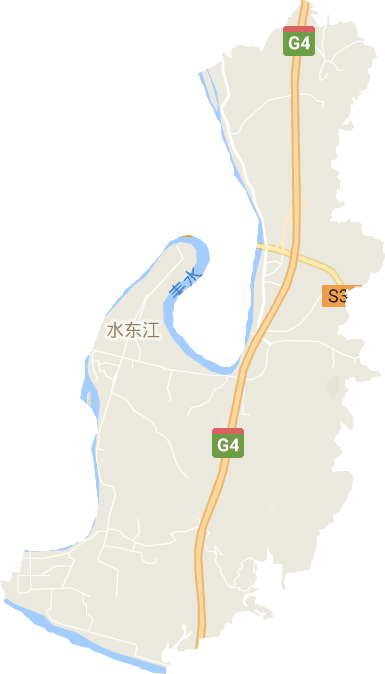 水东江街道电子地图