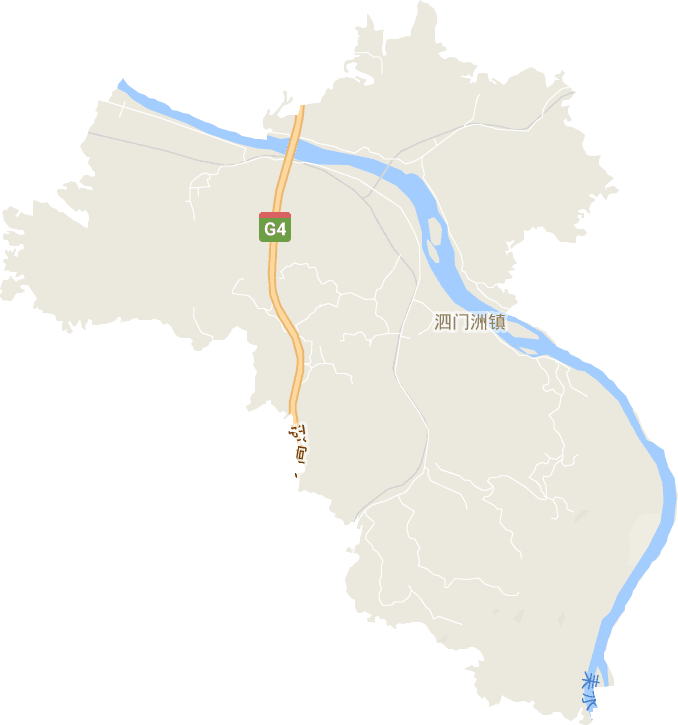 泗门洲镇电子地图