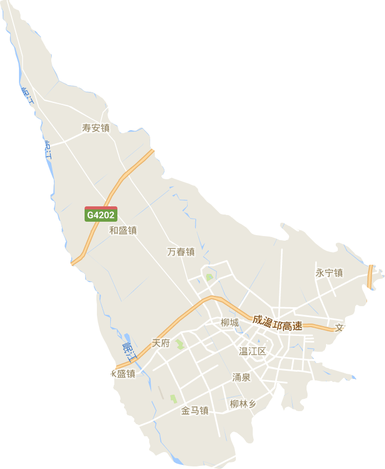 温江区电子地图