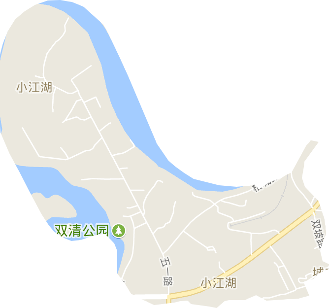 小江湖街道电子地图