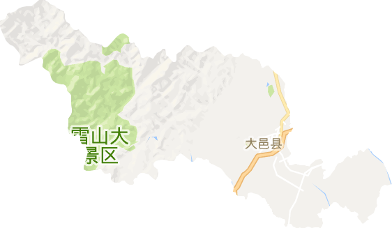大邑县电子地图