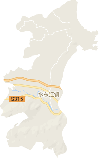 水东江镇电子地图
