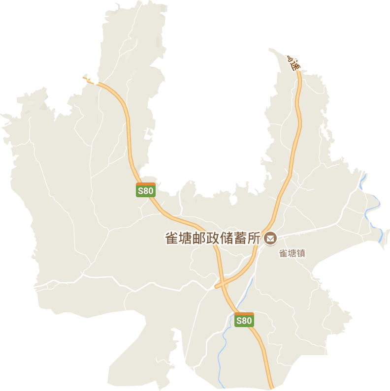 雀塘镇电子地图