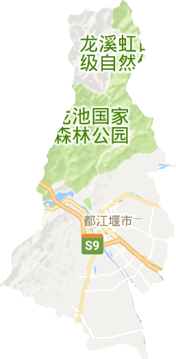 都江堰市电子地图