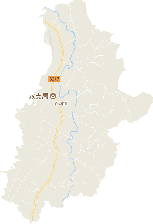 谷洲镇电子地图