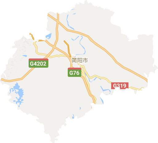 简阳市电子地图