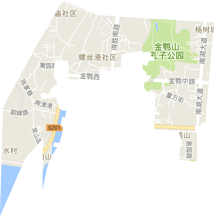 金鹗山街道电子地图