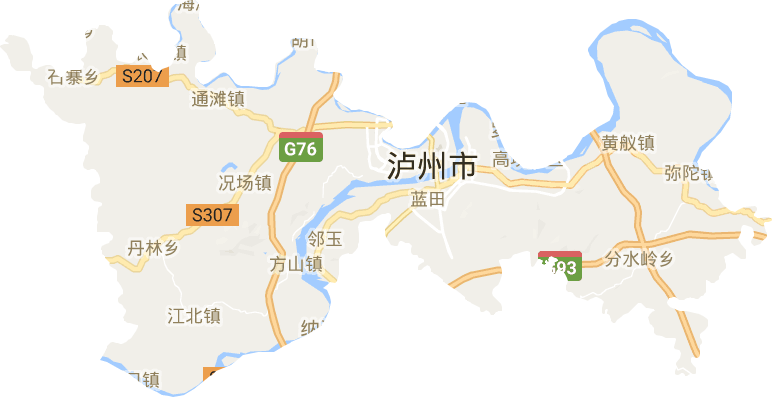 江阳区电子地图