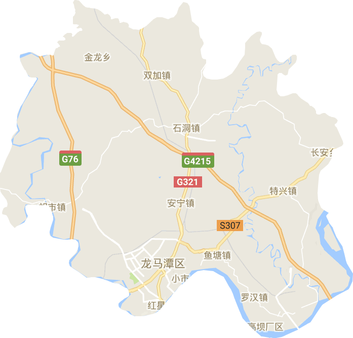 龙马潭区电子地图