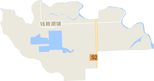 钱粮湖镇电子地图