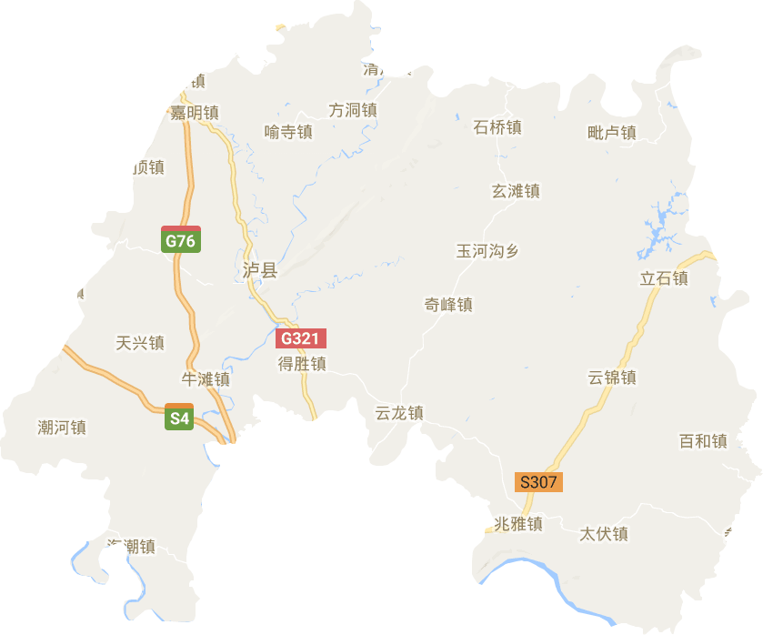 泸县电子地图