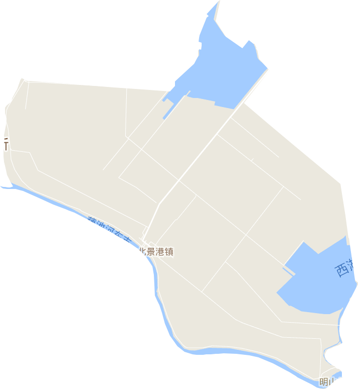北景港镇电子地图