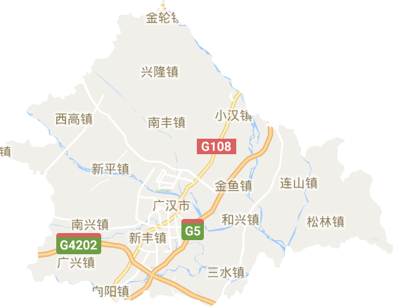 广汉市电子地图
