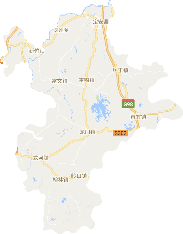 定安县电子地图