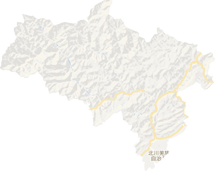 北川羌族自治县电子地图