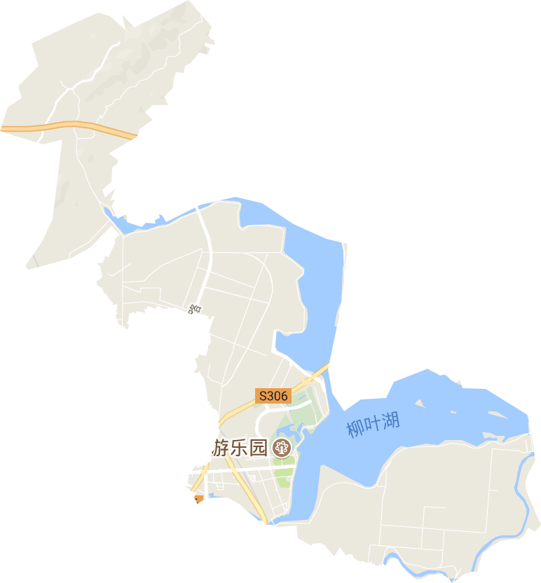 柳叶湖旅游渡假区电子地图