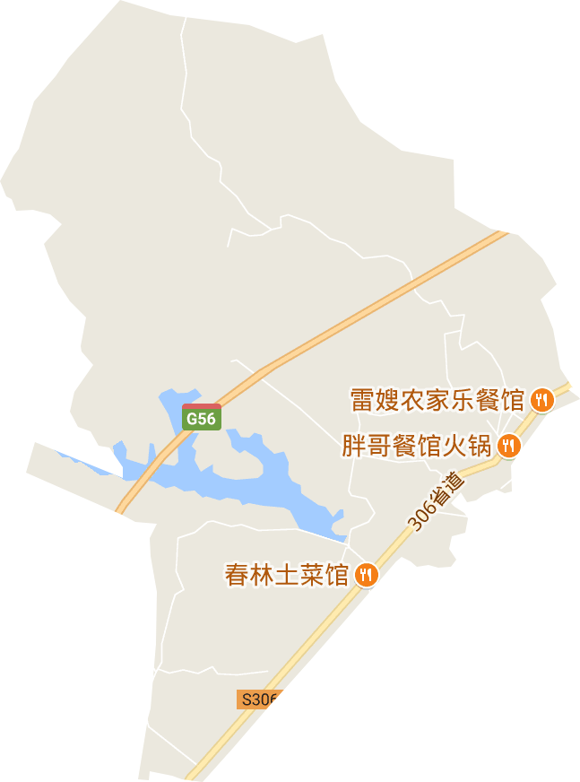 鼎城区园艺场电子地图