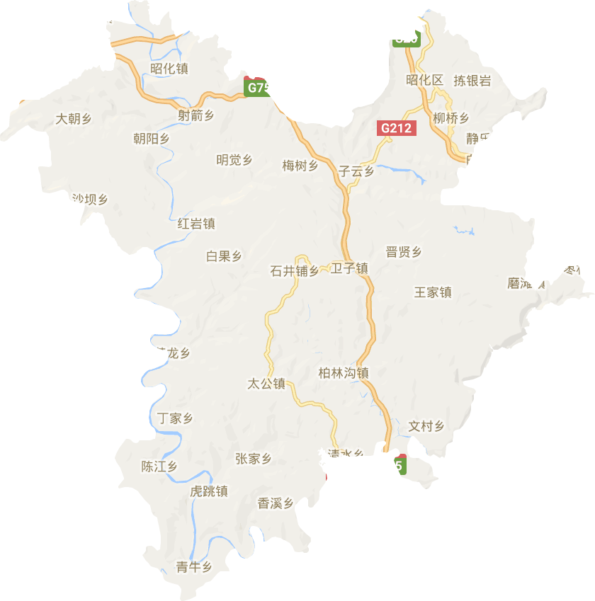 昭化区电子地图
