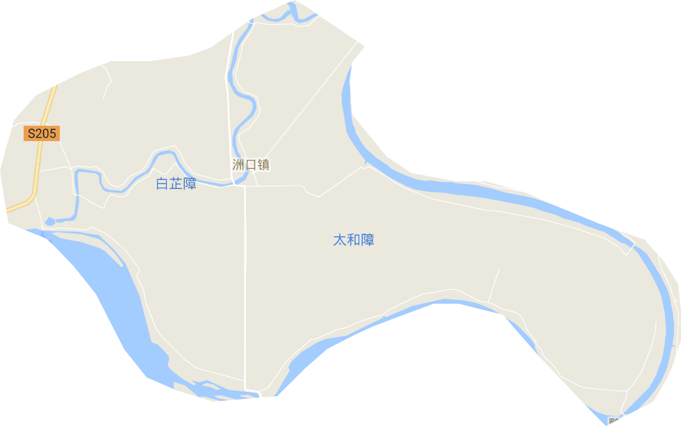 洲口镇电子地图